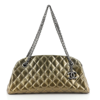 Just Mademoiselle Bag Quilted Patent Medium