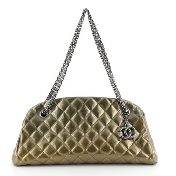 Just Mademoiselle Bag Quilted Patent Medium