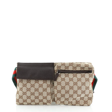 Vintage Double Belt Bag GG Canvas