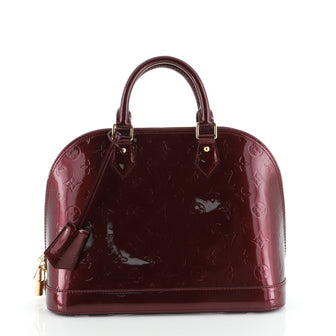 Alma Handbag Monogram Vernis PM