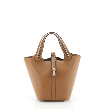 Picotin Lock Bag Tressage Epsom PM