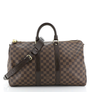 Louis Vuitton Keepall Bandouliere Bag Damier 45