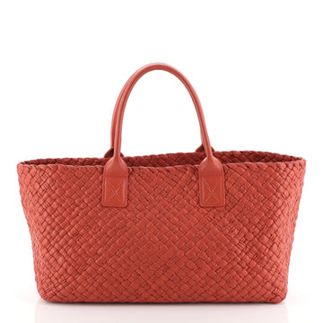 Cabat Tote Memory Intrecciato Nappa Medium