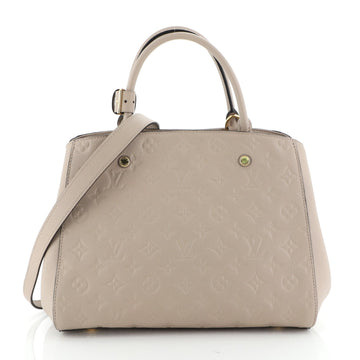 Montaigne Handbag Monogram Empreinte Leather MM