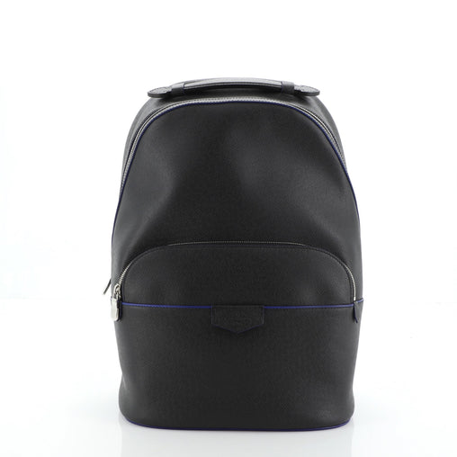 Louis Vuitton Anton Backpack Taiga Leather Black 5056399 Louis Vuitton Anton Backpack Taiga Leather Black 5056399