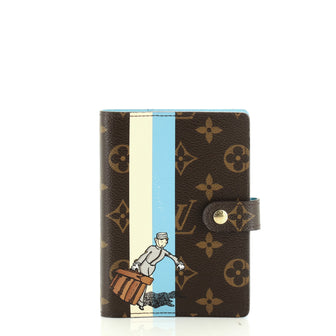 Louis Vuitton Ring Agenda Cover Limited Edition Monogram Canvas PM