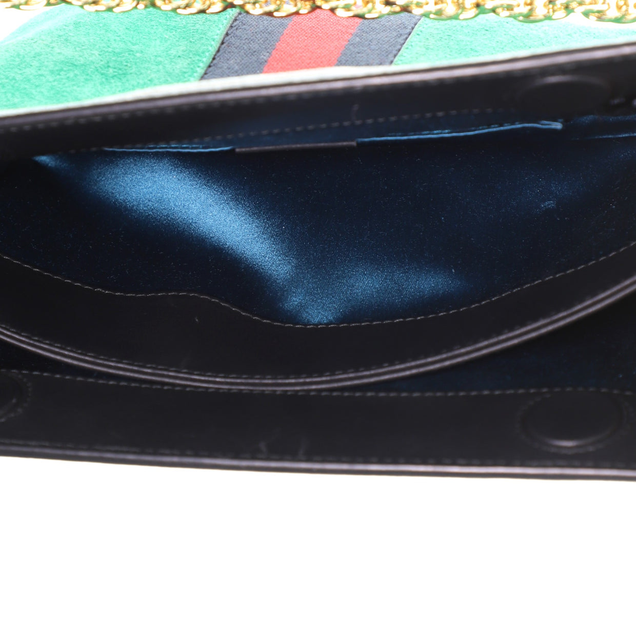 Gucci Ophidia 31cm Bag Green Canvas 244368
