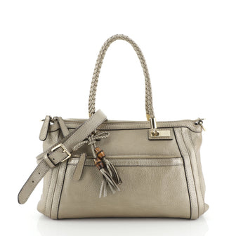 Bella Convertible Top Handle Bag Leather Small