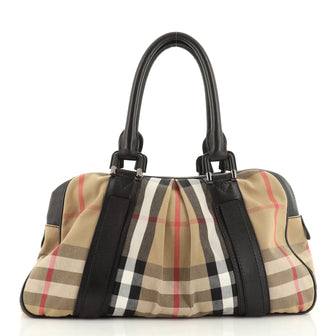 Knight Bag House Check Canvas Large