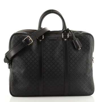 Bright Convertible Briefcase Diamante Leather Large