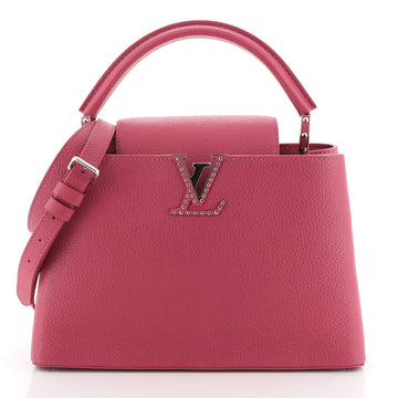 Capucines Handbag Studded Leather PM