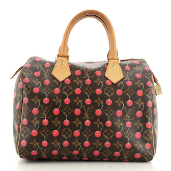 Speedy Handbag Limited Edition Monogram Cerises 25