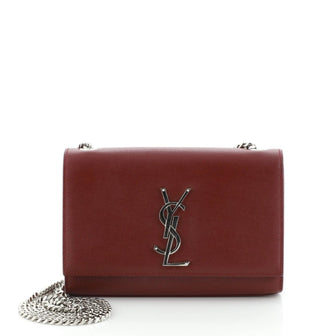 Saint Laurent Classic Monogram Crossbody Bag Grainy Leather Medium