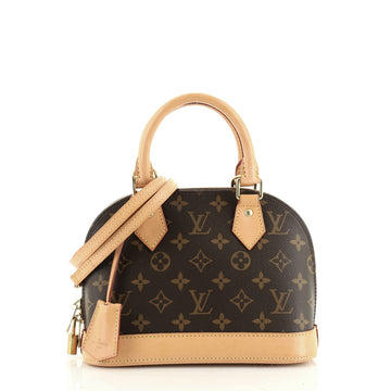 Alma Handbag Monogram Canvas BB
