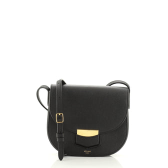 Celine Trotteur Crossbody Bag Grainy Leather Small