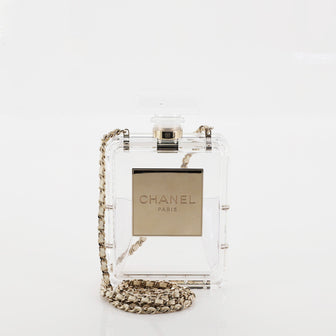 Perfume Bottle Minaudiere Plexiglass