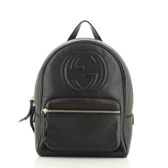 Gucci Soho Chain Backpack Leather 