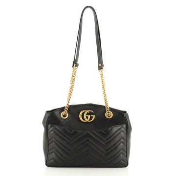 GG Marmont Chain Tote Matelasse Leather Medium