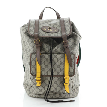 Gucci Courrier Soft Backpack GG Coated Canvas Large
