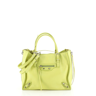 Balenciaga Papier A4 Zip Around Classic Studs Bag Leather Mini