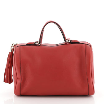 Gucci Soho Boston Bag Leather 