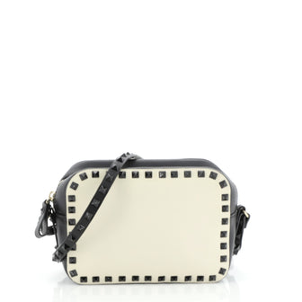 Valentino Rockstud Camera Crossbody Bag Leather 
