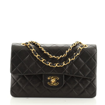 Vintage Classic Double Flap Bag Quilted Lambskin Small