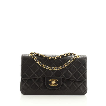 Vintage Classic Double Flap Bag Quilted Lambskin Small