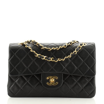 Vintage Classic Double Flap Bag Quilted Lambskin Small