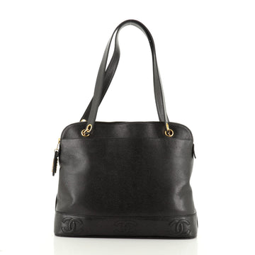 Chanel Vintage CC Chain Tote Caviar Medium