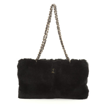 Vintage CC Chain Tote Fur Medium