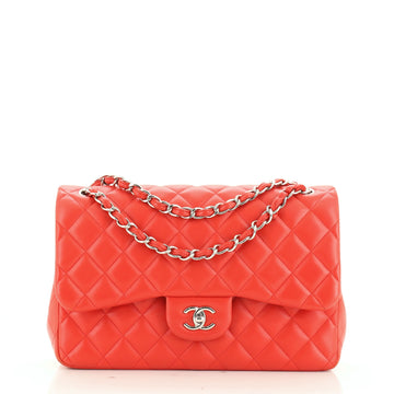 Classic Double Flap Bag Quilted Lambskin Jumbo