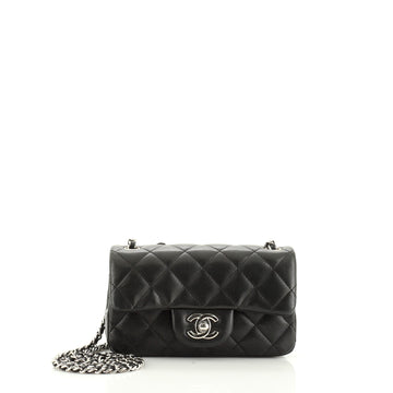 Chanel Classic Single Flap Bag Quilted Lambskin Extra Mini