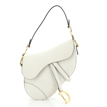 Saddle Handbag Leather Medium