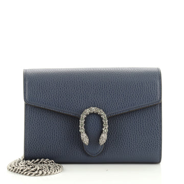 Dionysus Chain Wallet Leather with Embellished Detail Small