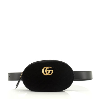 GG Marmont Belt Bag Matelasse Velvet