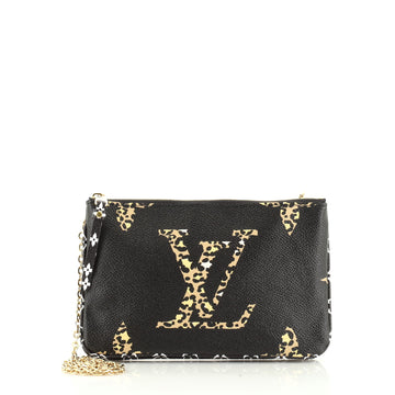 Pochette Double Zip Limited Edition Jungle Monogram Giant