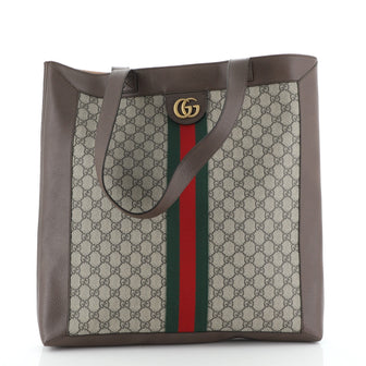 Ophidia Soft Open Tote GG Coated Canvas Large