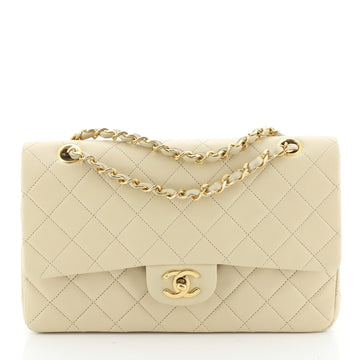 Vintage Classic Double Flap Bag Quilted Lambskin Medium