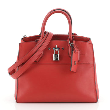 Louis Vuitton City Steamer Handbag Leather PM
