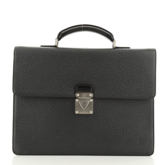 Robusto 1 Briefcase Taiga Leather