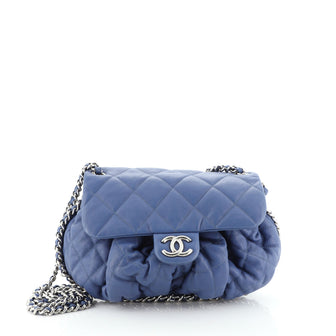 Chain Around Flap Bag Quilted Leather Medium