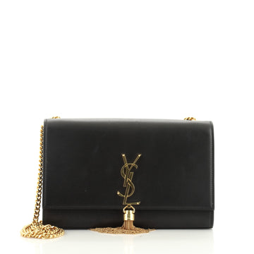 Classic Monogram Tassel Crossbody Bag Leather Medium