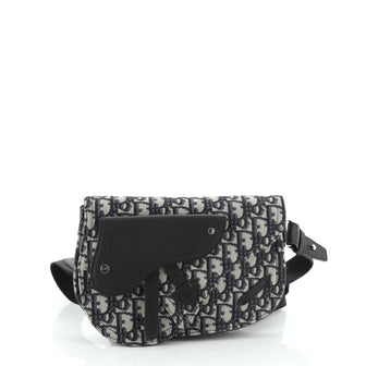 Christian Dior Saddle Messenger Bag Oblique Canvas 