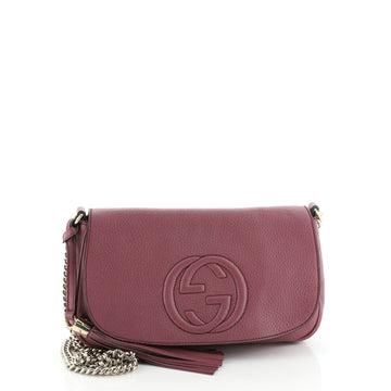 Gucci Soho Chain Crossbody Bag Leather Medium