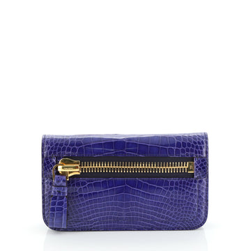 Jennifer Clutch Alligator Small