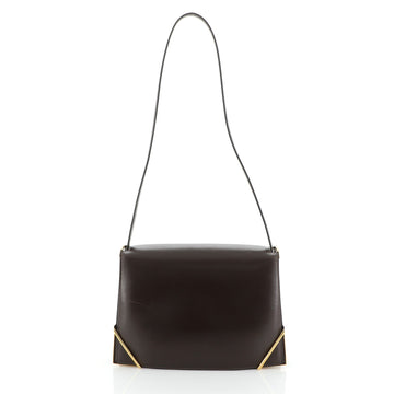 Vintage Flap Shoulder Bag Box Calf Medium