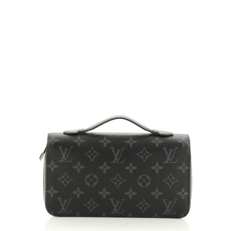 Louis Vuitton Zippy Wallet Monogram Eclipse Canvas XL