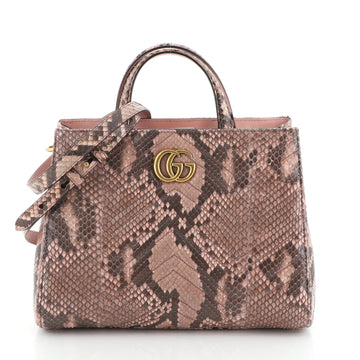 GG Marmont Tote Matelasse Python Small