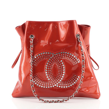 Bon Bon Tote Strass Embellished Patent Medium